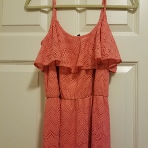 Pink maxi dress